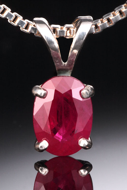 Ruby Gemstone Pendant