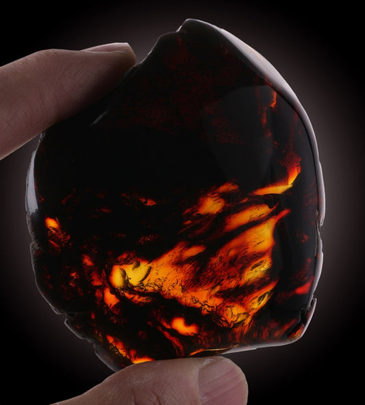 Large Mysterious Looking Amber Specimen