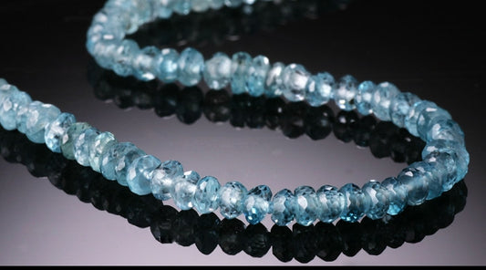 Blue Zircon Necklace
