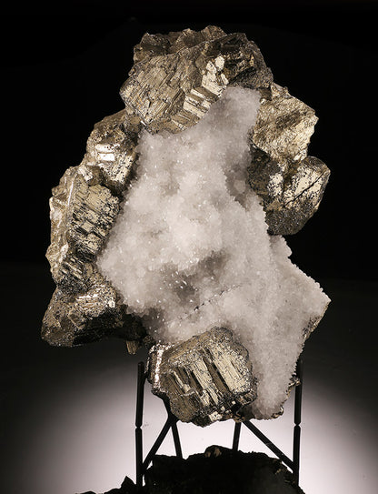 Pyrite & Quartz Face (From Our Private Collection)
