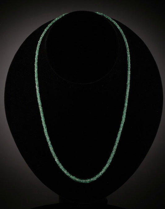 Facetted Emerald Necklace