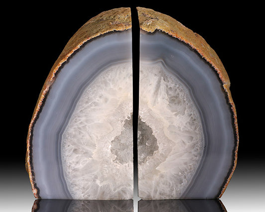 Brazilian Agate Bookends