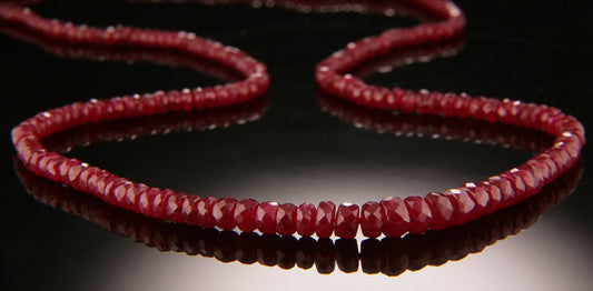 17" Ruby Necklace