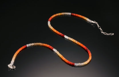 Mexican Fire Opal Beaded Necklace