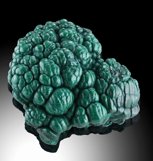 4" Malachite Brain