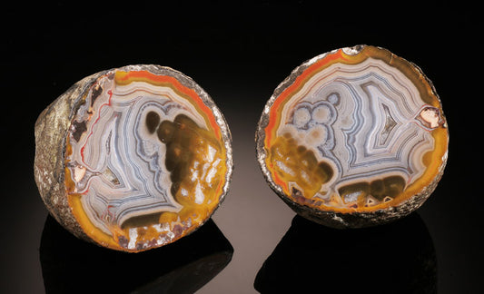 Fighting Blood Agate Pair