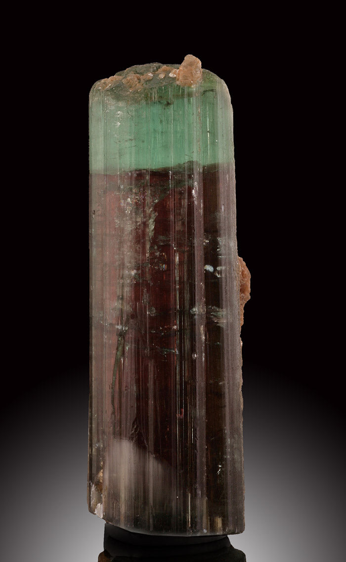 Bicolor Tourmaline with Green Cap