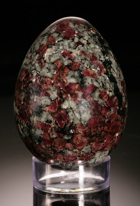 Eudialyte Egg (with stand)