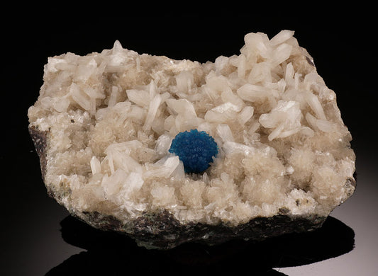 Cavansite on Stilbite