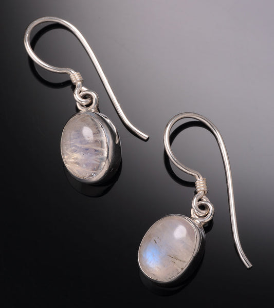 Rainbow Moonstone Earrings